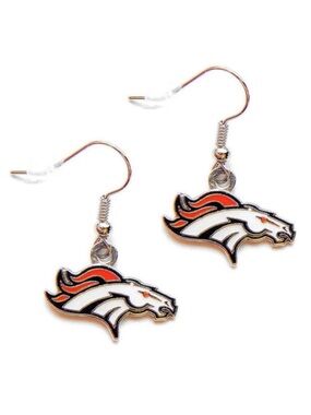 (2 for $10) NFL Denver Bronco Dangle Earrings